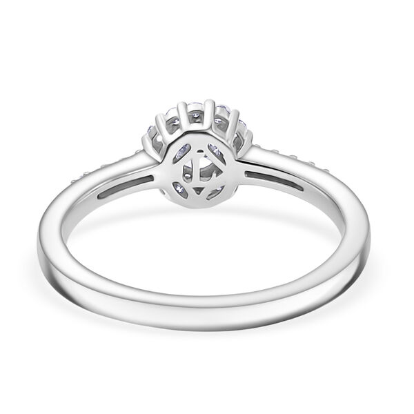 LUXURIANT SI-GH Labor Diamant Ring, 925 Silber rhodiniert - 0,50 ct. image number 6