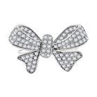 LUSTRO STELLA - Weißer Zirkonia Ring 925 Silber rhodiniert (Größe 20.00)