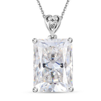 D'Joy Moissanit Anh&auml;nger mit 50cm Kette - 30 ct.