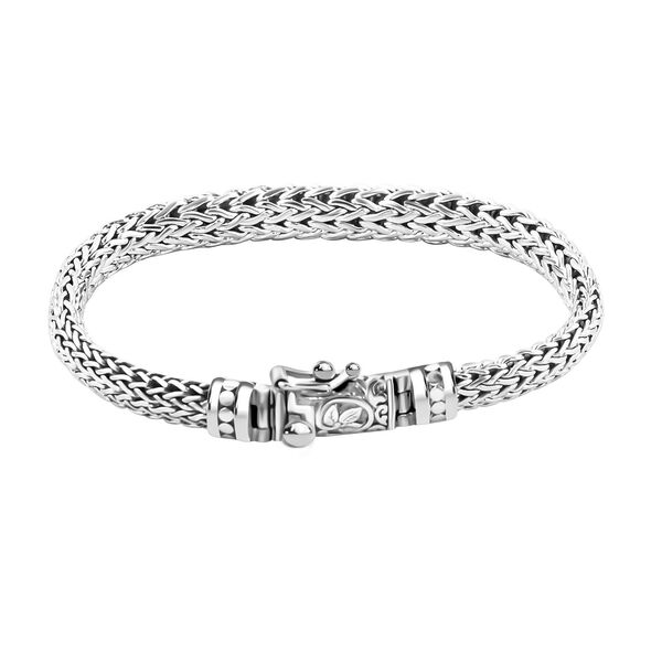 Royal Bali Kollektion – Tulang Naga Armband in Silber image number 5