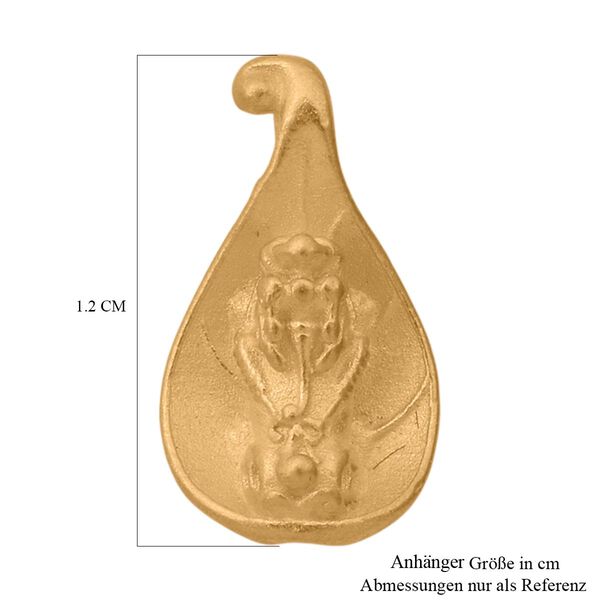 Pixiu-Blatt Anhänger in 999 Gold image number 6