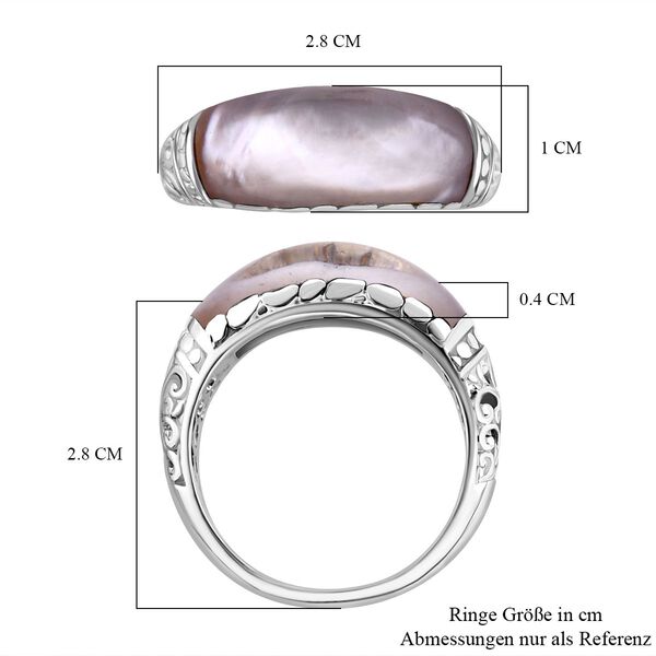 Royal Bali Kollektion - Perlmutt Ring image number 5