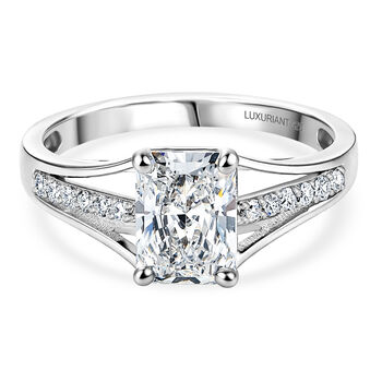 LUXURIANT VS-EF Labor Diamant Solit&auml;r-Stil Ring - 1 ct.