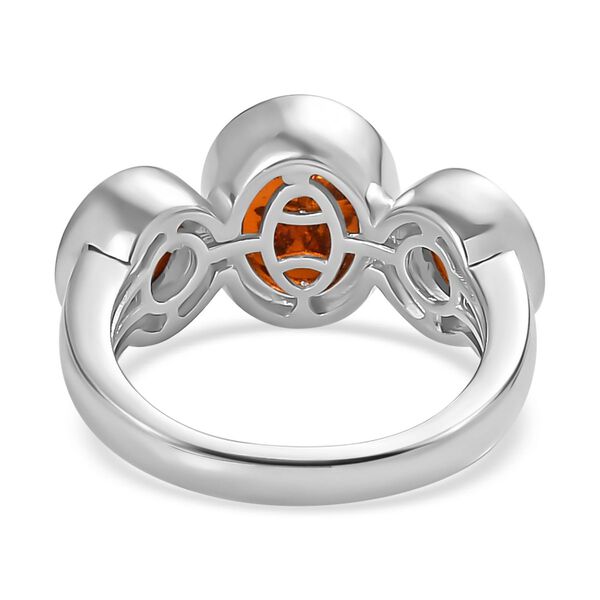 Natürlicher baltischer Bernstein Ring, 925 Silber rhodiniert, (Größe 17.00) ca. 1.47 ct image number 6