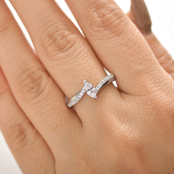 LUXURIANT VS-EF Labor Diamant Ring - 0,50 ct. image number 3