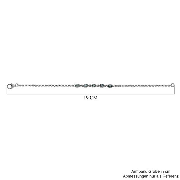 Grünes Saphir-Armband, 19 cm - 1,39 ct. image number 5