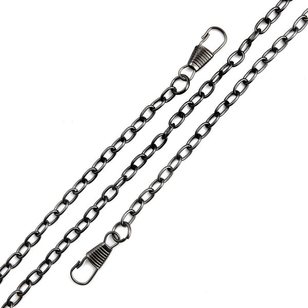 Herzförmige Clutch mit Kristallen, 15x16cm, schwarz image number 7