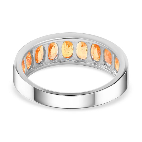 Nat&uuml;rlicher, Spessartin Granat Ring, 925 Silber platiniert (Gr&ouml;&szlig;e 17.00) ca. 2.61 ct image number 5