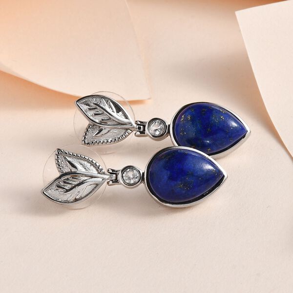 Lapislazuli und Topas Ohrringe - 14,66 ct. image number 2