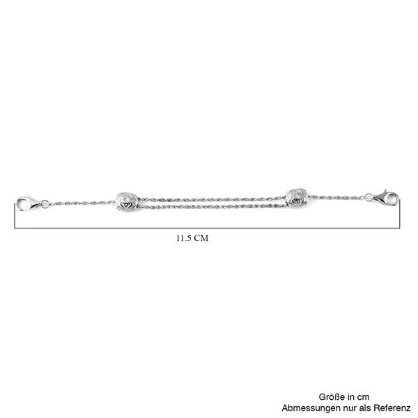 Verstellbare Kettenverl&auml;ngerung, ca. 7.5 cm 925 Silber 2.96 gm image number 3