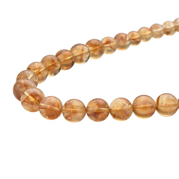 8-12mm Citrin 50cm Halskette - 319 ct. image number 3
