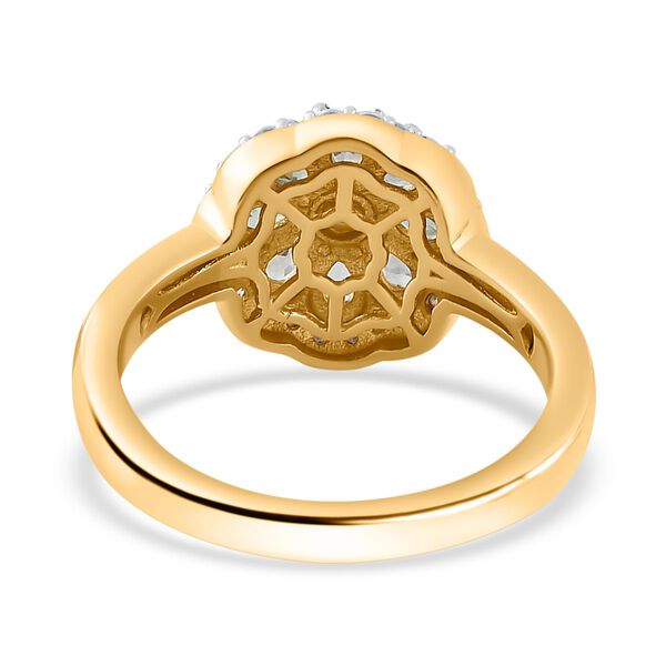 Alexandrit  und Moissanit Ring - 1,08 ct. image number 6