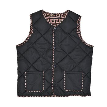 LA MAREY: Ultraleichte Weste aus 100 % Entendaunen,  62x110 cm, Schwarz