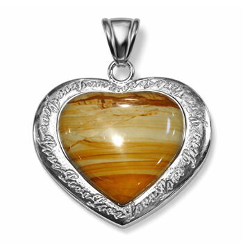 Malerischer Jaspis Anh&auml;nger ca. 35.00 ct