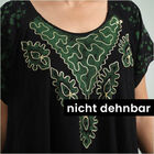 Luftiges Sommerkleid, 100% Viskose, One Size, Schwarz, grünes Blumenmuster image number 5