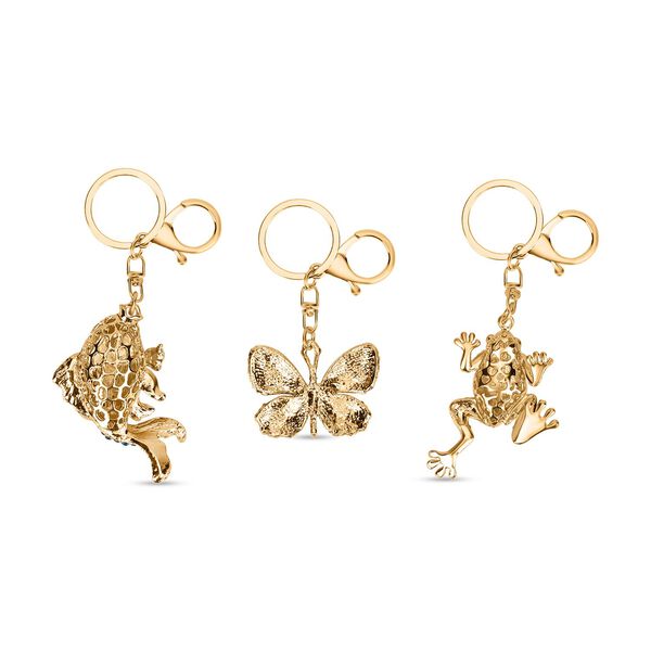 Schl&uuml;sselanh&auml;nger-Set: Schaf, Frosch und Elefant image number 3