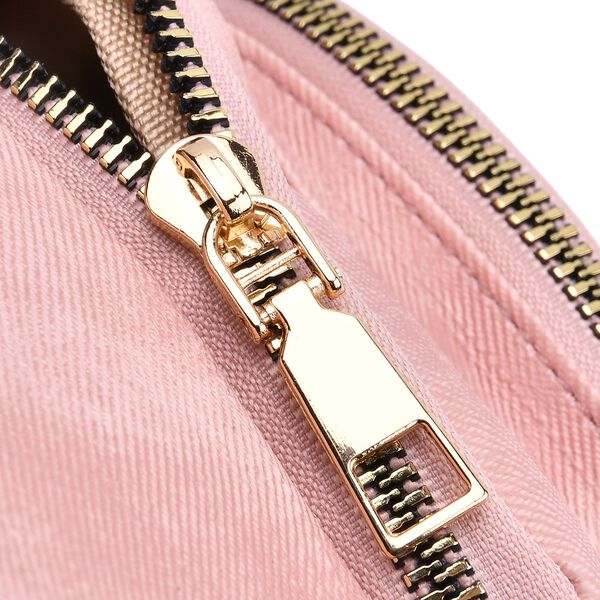 Rucksack aus Nylon mit RFID-Schutz, 19x8x32 cm, Rosa image number 6