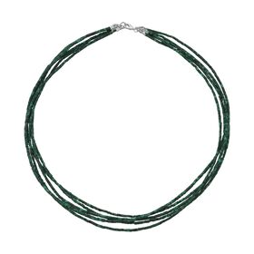 Synthetische Malachit Halskette, 45 cm - 77,50 ct.