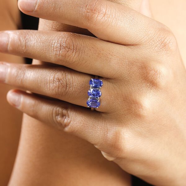 RHAPSODY AAAA Tansanit Ring in 950 Platin - 3,50 ct. image number 3