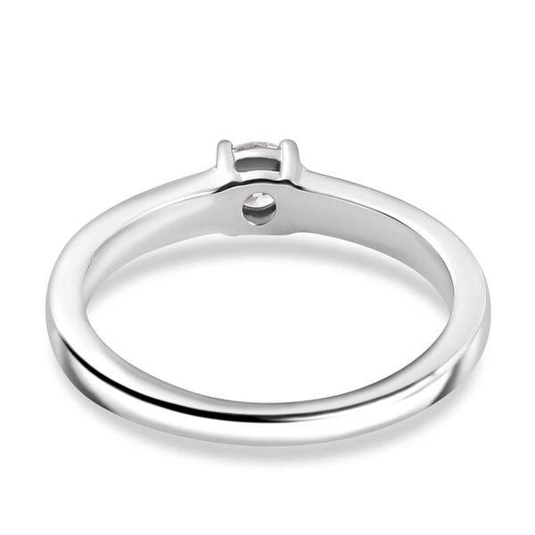 LUXURIANT DIAMOND- Labor Diamant Ring und Ohrringe, 925 Silber rhodiniert image number 6