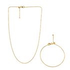 2er Set - Venezianer Boxkette und Armband Schmuckset