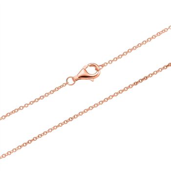 AAA Mehrfarbige-S&uuml;&szlig;wasser-Barockperle Anh&auml;nger mit Kette, ca. 50 cm, 925 Silber ros&eacute;vergoldet