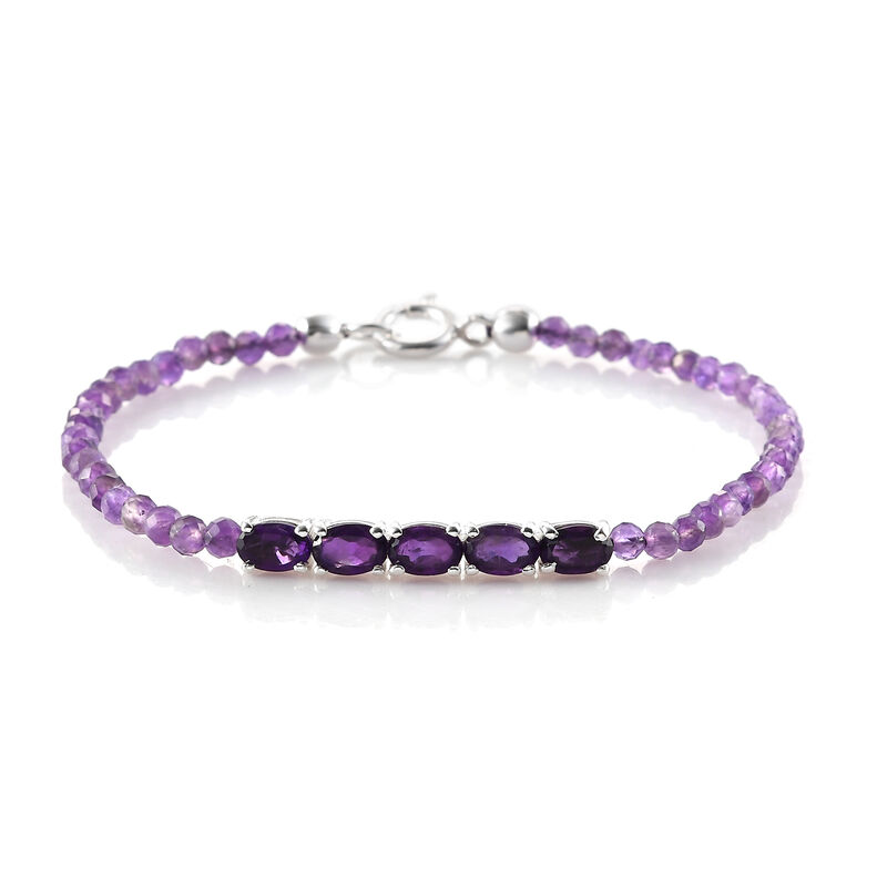 Afrikanisches Amethyst-Armband, 19 cm - 10,66 ct. image number 0