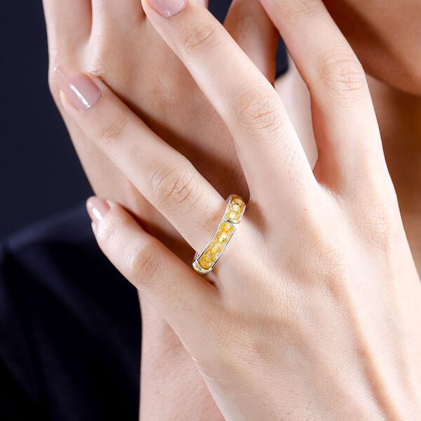 Citrin Ring Messing (Größe 16.00) ca. 9,00 ct image number 3