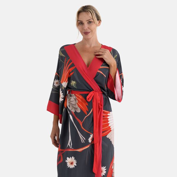   La Marey placement  print Brid  kimono image number 5