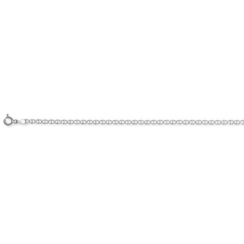925 Silber rhodiniert Kette ca. 45 cm ca. 2,65g image number 0