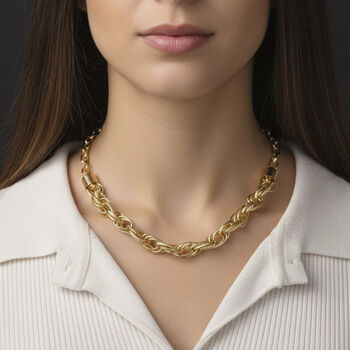 Gelb Halskette ca. 52 cm + 5 cm Extender, ca. 39,00g