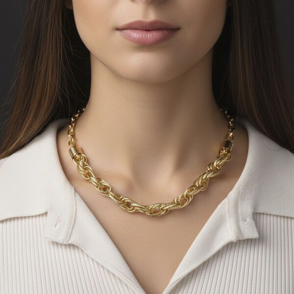 Gelb Halskette ca. 52 cm + 5 cm Extender, ca. 39,00g image number 2