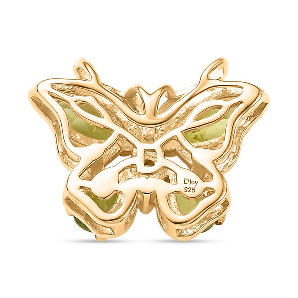 D'Joy Peridot Anh&auml;nger 925 Silber vergoldet ca. 0.97 ct image number 5