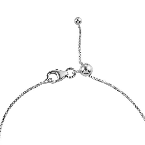 2er-Set Venezianische Box-Kette und Armband, platiniertes Silber image number 9