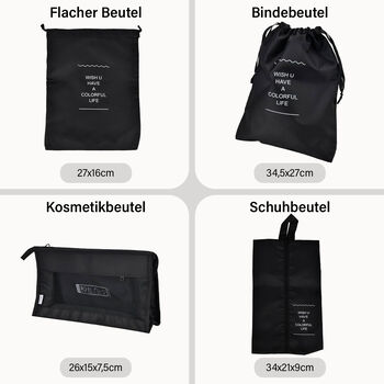 Set von 8 Aufbewahrungsbeuteln