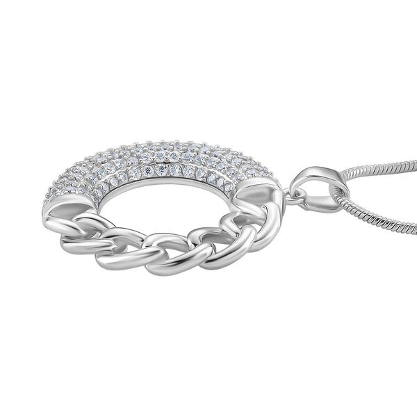 Weißer Zirkonia Schmuckset Nickelfreies Messing 0.30 ct image number 3