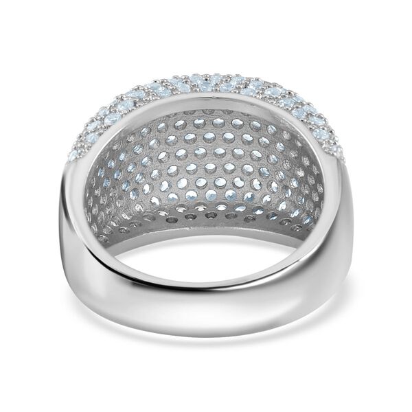 Weißer Zirkonia Ring, (Größe 16.00), silberfarben, ca. 2.00 ct image number 4