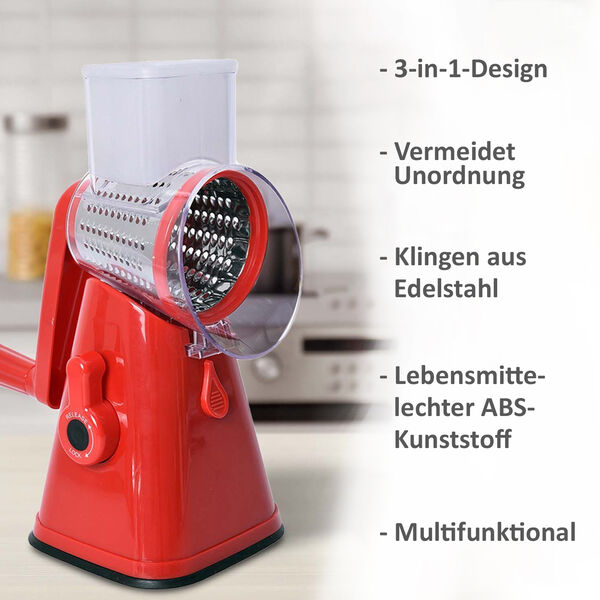 Obst- und Gem&uuml;seschneider, Rot image number 14