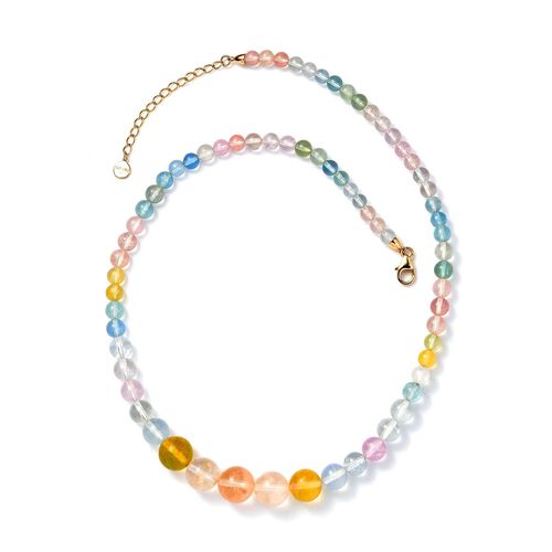 LUXORO zertifiziert und geprüft AA Beryll Halskette, 45 cm, 585 Gold - 125 ct. image number 0