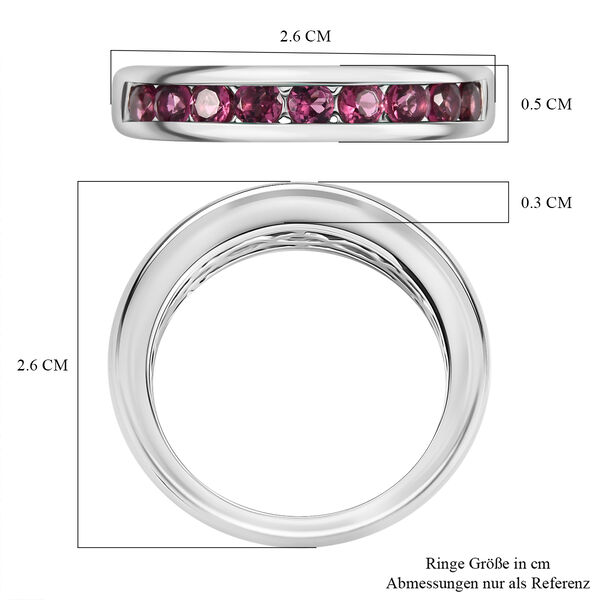 RHAPSODY AAAA Rubellit Ring in 950 Platin - 1,44 ct. image number 7