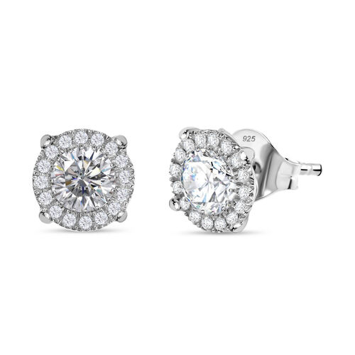 Moissanit Ohrringe - 1,82 ct. image number 0