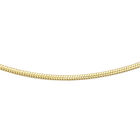 Italienische Schlangenkette, ca. 45 cm, 375 Gelbgold