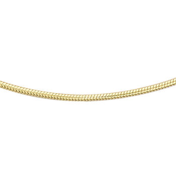 Italienische Schlangenkette, ca. 45 cm, 375 Gelbgold