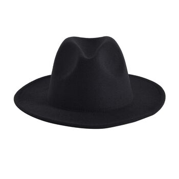 LA MAREY - Fedora Hut, Unisex, 56-58cm, schwarz