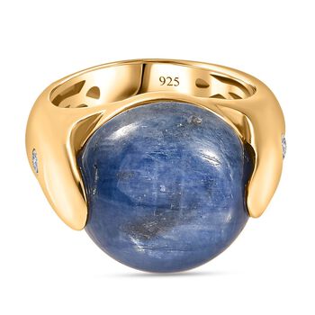 Kyanit und Zirkon Ring - 15,73 ct.