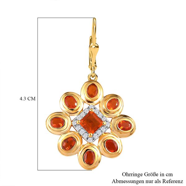 Salamanca Feueropal Ohrringe - 3,25 ct. image number 5