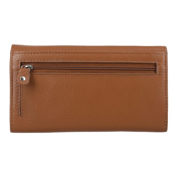 Echtleder Geldb&ouml;rse mit RFID Schutz, Dunkelbraun image number 5