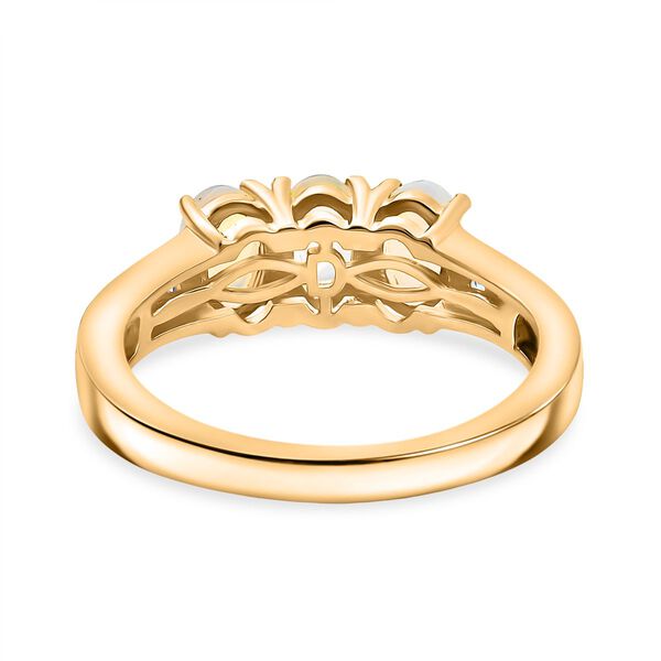 D'Joy AA Nat&uuml;rlicher, &auml;thiopischer Welo Opal und Zirkon Ring - 1 ct. image number 5