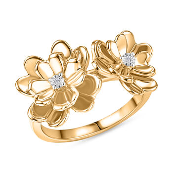 EverTrue floraler Diamant Ring