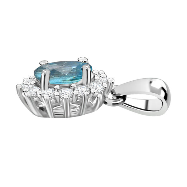 D'Joy blauer und wei&szlig;er Zirkon Anh&auml;nger - 1 ct. image number 3